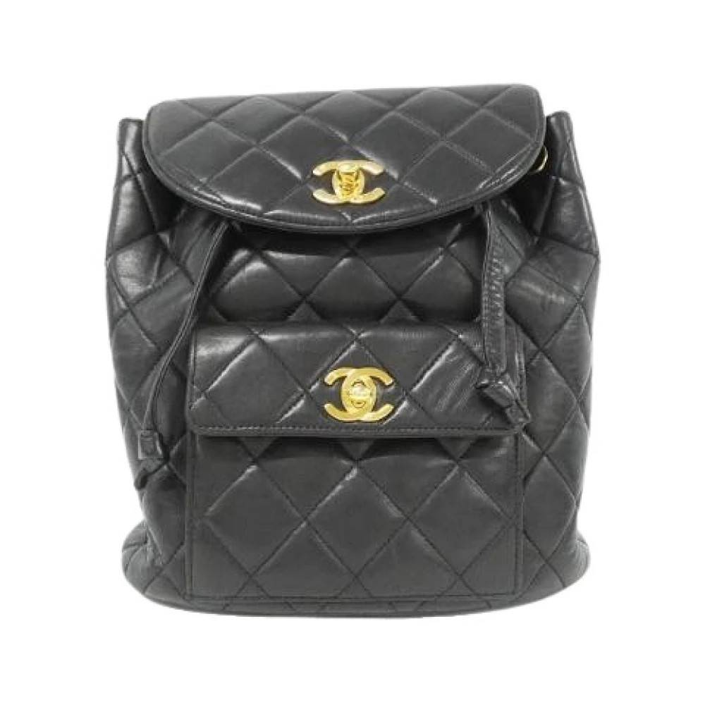 Chanel Vintage - Pre-owned Lambskin Backpack Vintage - Dam - ONE Size - Läder