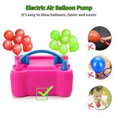 Ballongpump Elektrisk luftballongpump Bärbar elektrisk ballonguppblåsare 2 lägen Dubbla munstycke för EU PLUG