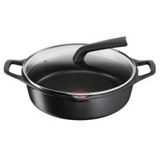 Kastrull med lock Tefal E2497244 Svart Ø 28 cm