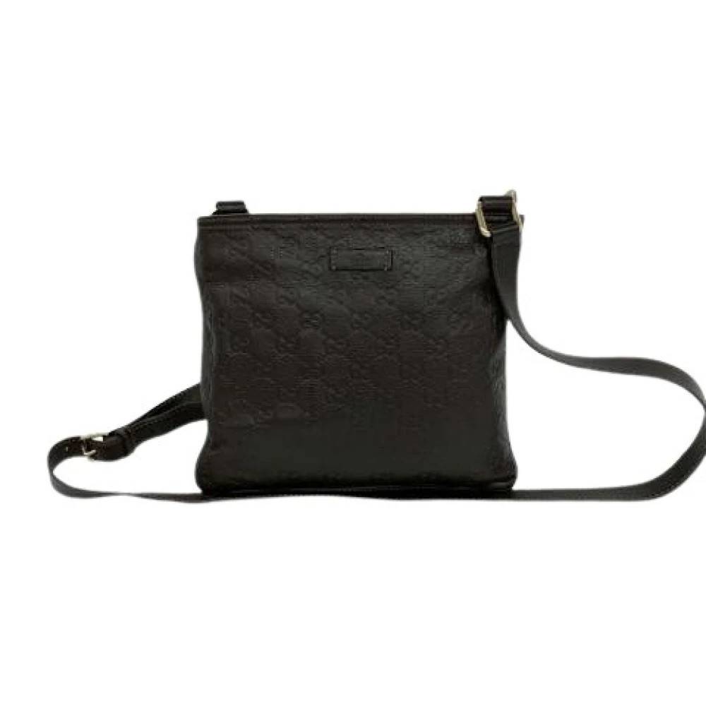 Gucci Vintage Pre-owned Pochette Skuldertaske - Vintage - Dame - Brun - ONE SIZE - Uld