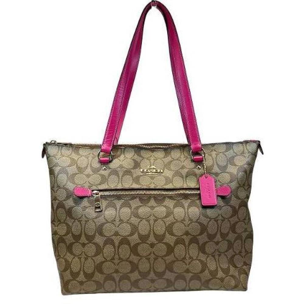 Coach Pre-owned Pre-owned Signature Tote Bag - Vintage - Dame - Brun - ONE SIZE - Uld