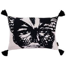 Carolina Gynning - Golden Butterfly B&W Kuddfodral 40x60 Cm Fjärilar - Svart
