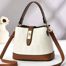 Fashion Bucket Bag, Tote Bag, Women's Fashionable Shoulder Bag, Suitable For Girls, Women, College Students, Workplace Novices And White-Collar Worker - Multicolor - one-size