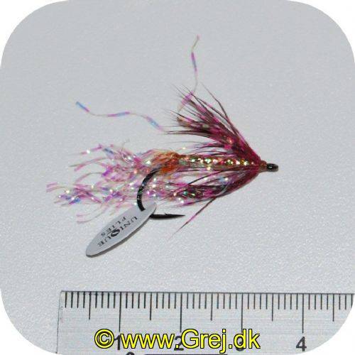 Seatrout UV Flies - Juletræet GTI UV - Str. 06 - Rød/sølv