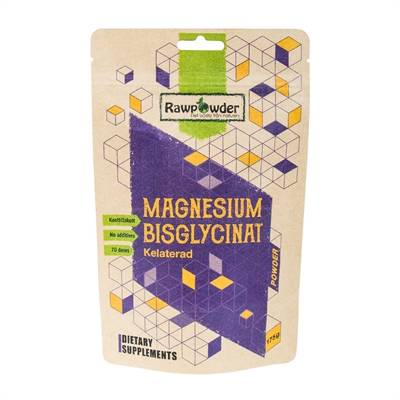 Magnesium Bisglycinate 175g Rawpowder "Mängdrabatt"