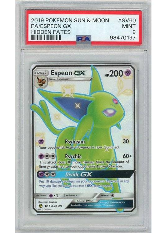 Espeon GX - SV60/SV94 - PSA 9.