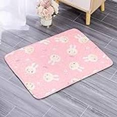 LULUMAIC stor kylmatta för hund, coola mattor, Ny S 2XL Pet Dog Cat Mat Kylning Summer Pad Mat Andningsbar filt Soffa För Hund Katt Sovtvättbar Pet Hund Säng Kattmattor (Färg: Roze, Storlek: