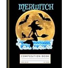 Merwitch Funny Witch Witcher Witches Composition Book