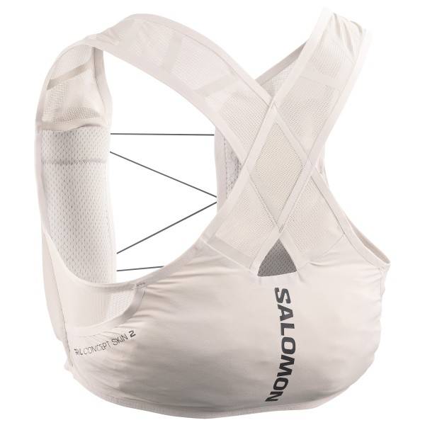 Salomon GRVL Concept Skin 2 Trailrunningryggsäck Storlek S Färg vit/grå