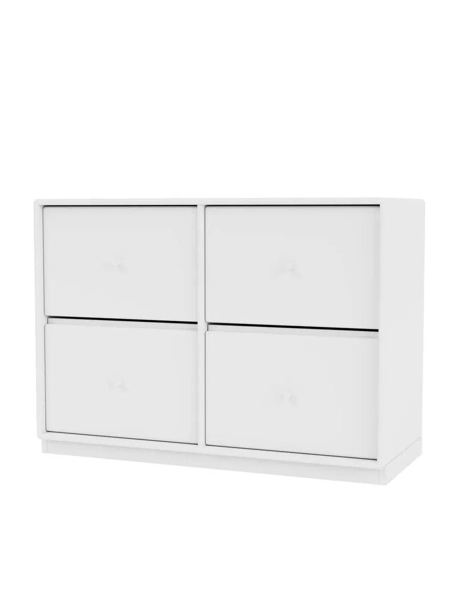 4124 kommode inkl. sokkel fra Montana Snow / Sokkel 3 cm - Jacobsen Plus