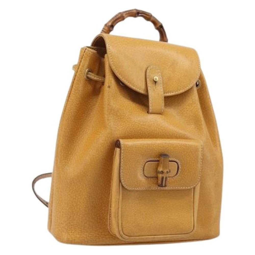 Gucci Vintage Pre-owned Vintage Rygsæk - Vintage - Dame - Beige - ONE SIZE - Uld