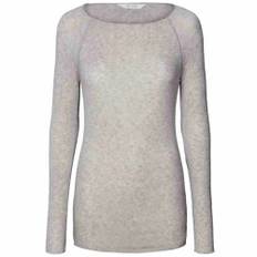 GAI+LISVA, Top, Dame, Grå, M, Uld, amalie wool l/s