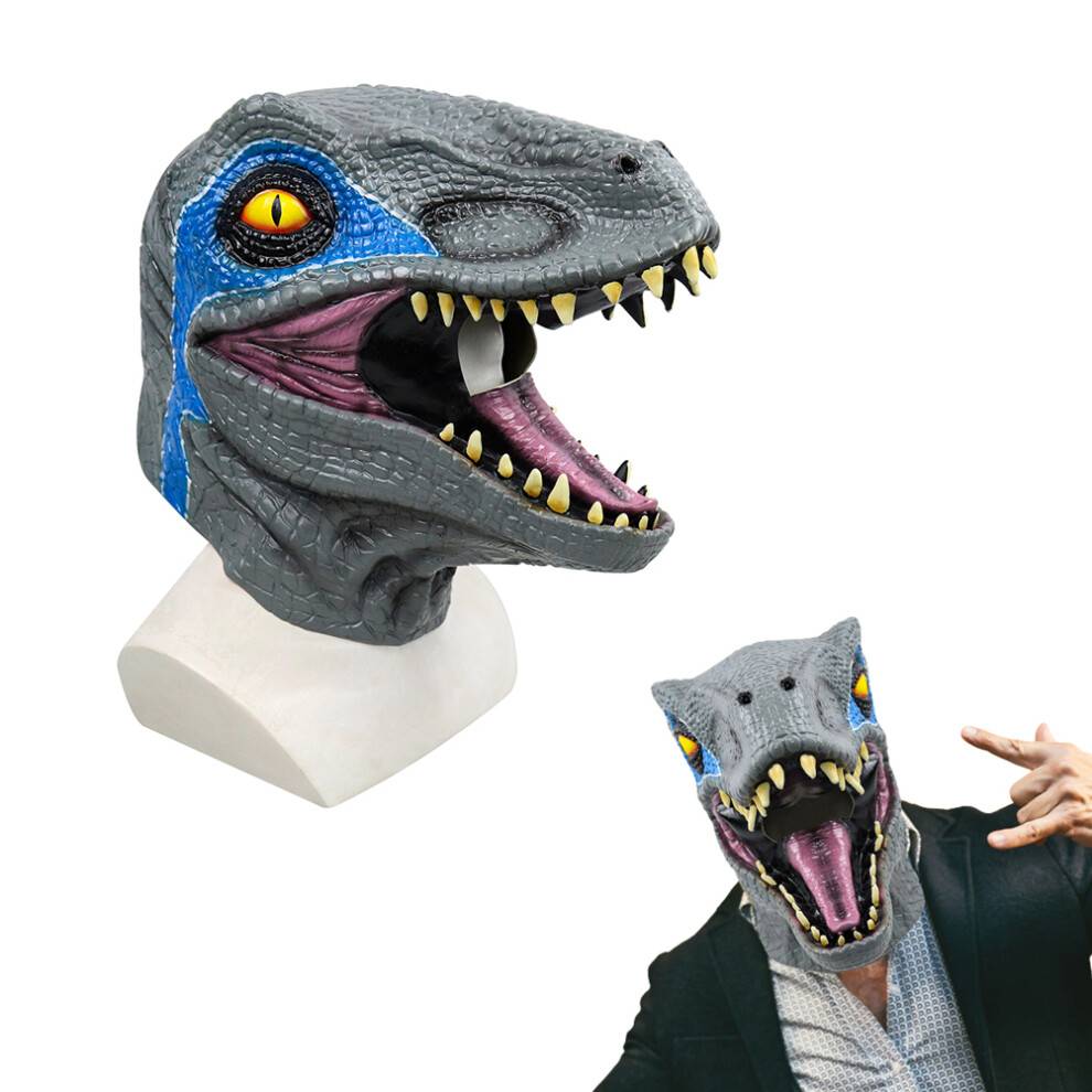 Dinosaur ansigtsbeskytter – Realistisk latex kostume til