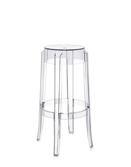 Kartell Charles Ghost barstol - høj