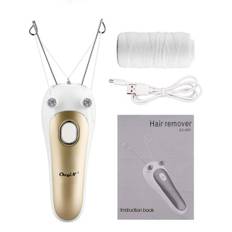 Kvinder Elektrisk Epilator Krop Ansigtsbehandling Hår Fjerning Defeatherer Bomuld Tråd Depilator Lady Shaver