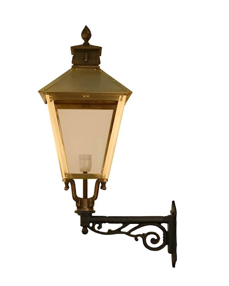 Udendørslampe – Fasadelygte Solgård M4 messing