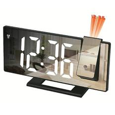 LED Digitalt Vækkeur Projektionsur Projektor Loftsur med Tid Temperatur Display Baggrundsbelysning Snooze Ur til Hjemmet