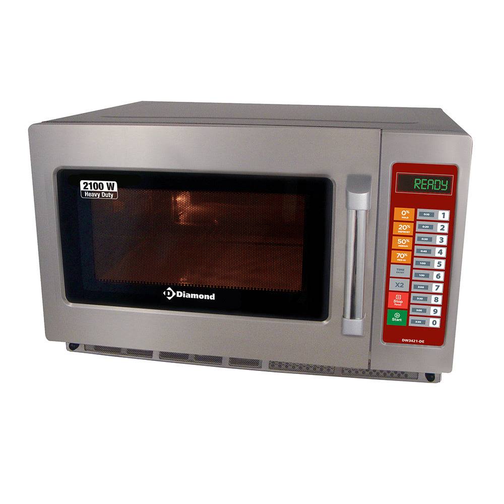 Mikrovågsugn i rostfritt stål, (GN 2/3),2100 W. (34 Lt), digital
