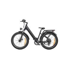 E26 Elcykel (45 km/h) - Svart / Lågt insteg
