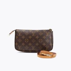 LOUIS VUITTON Monogram Pochette Accessoires - Brown