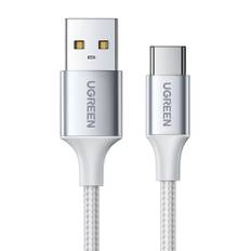 Ugreen US288 60409 USB-A / USB-C 3m kabel - vit, snabbladdning och data