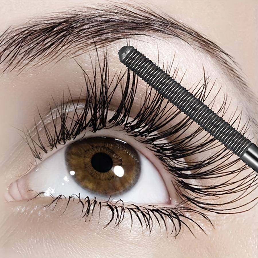 Förlängande Böjande Kladdfri Svart Mascara Ögonfransprimer beige