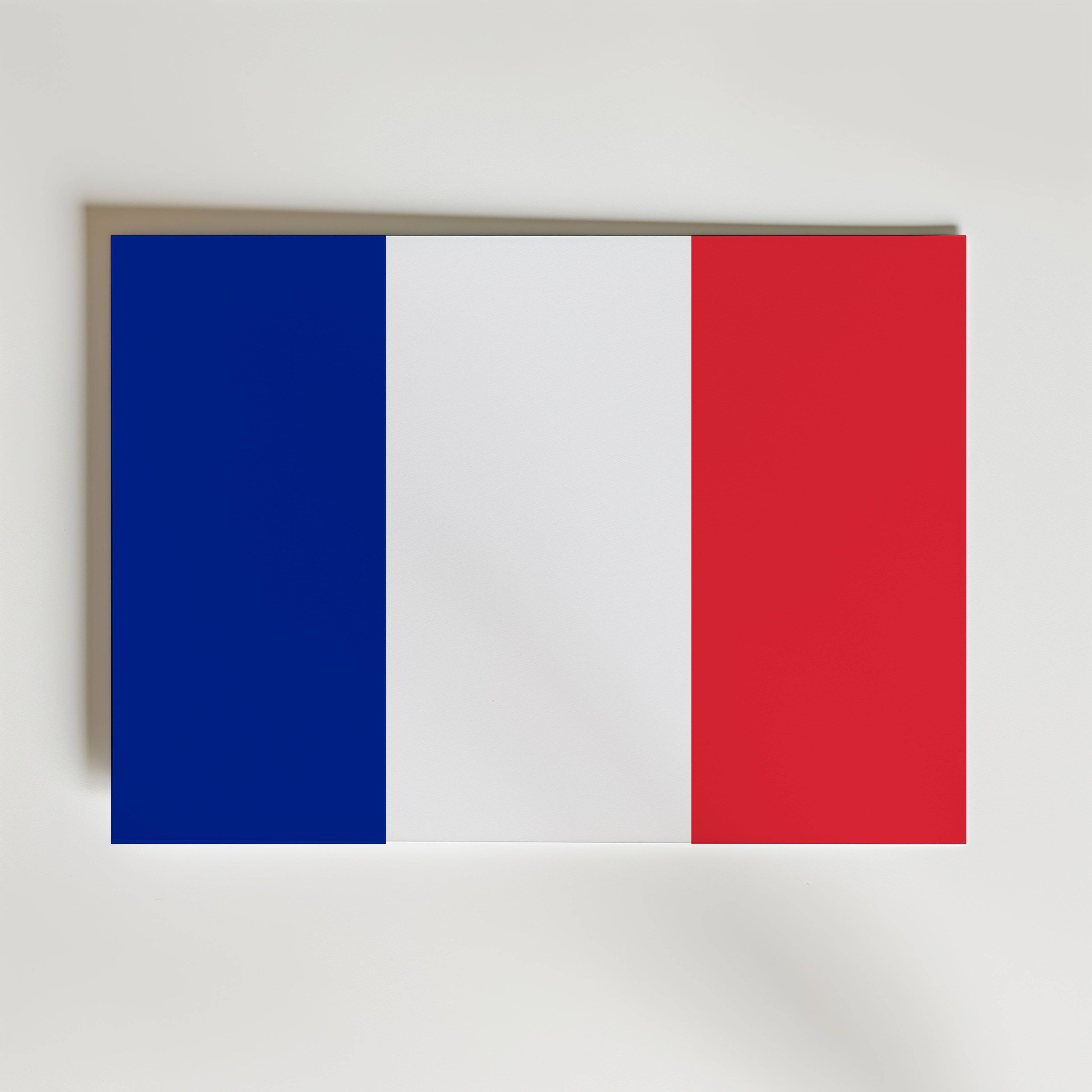 France National Flag Poster - Poster 140x100 cm