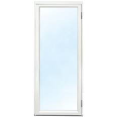 Fönsterdörr - altandörr 8x21 Vänsterhängd Frostat glas Spaltventil vit
