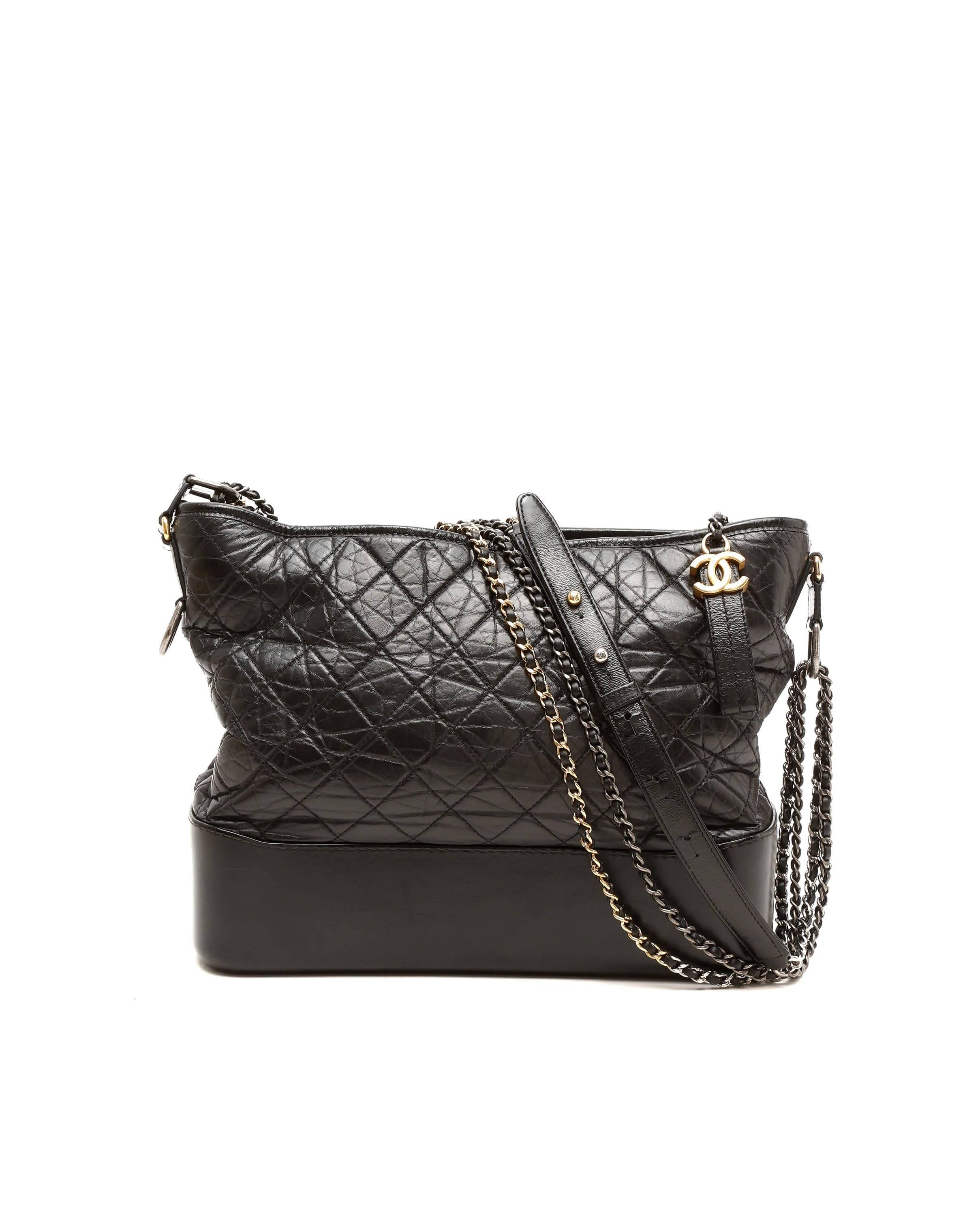 Chanel Medium Gabrielle Bag - Black - One Size