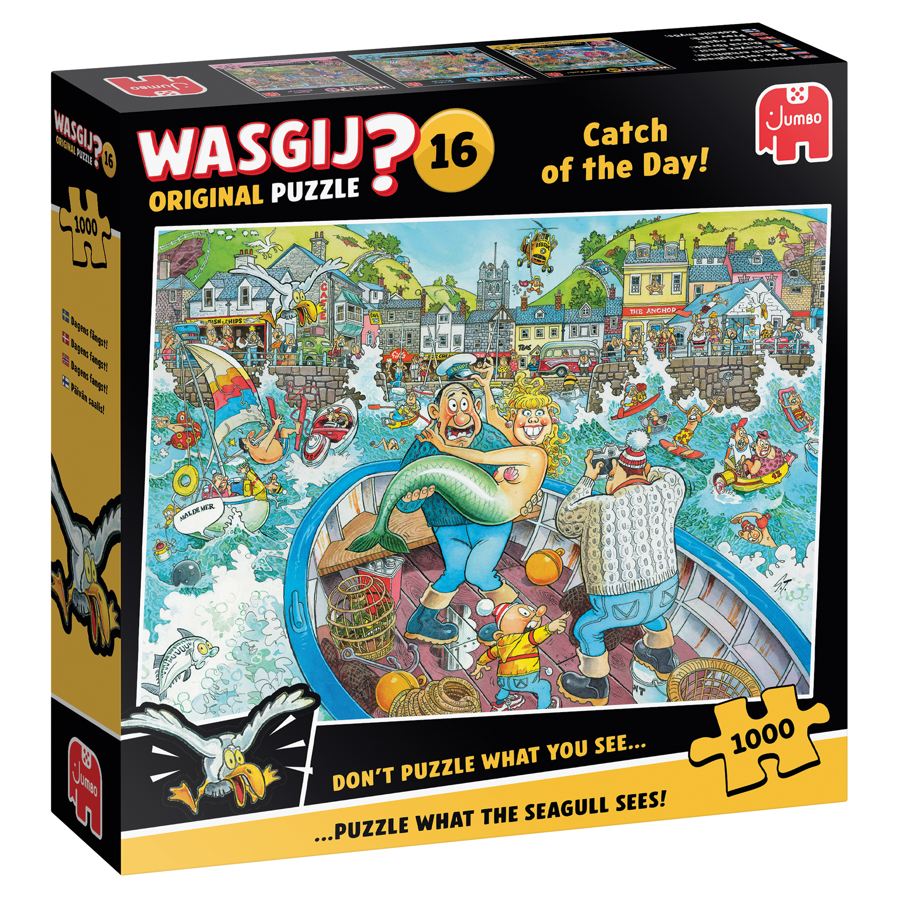 Wasgij - Original 16 Catch of the day! (1000 Pieces) (1119802239)