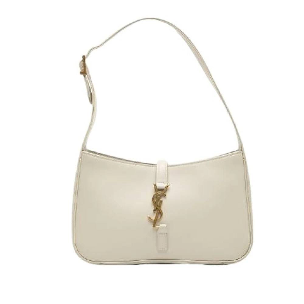 Yves Saint Laurent Vintage Pre-owned Le 5 a 7 Skuldertaske - Vintage - Dame - Hvid - ONE SIZE - Uld