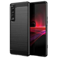 tectTech Sony Xperia 1 IV Cover TPU Brushed Sort