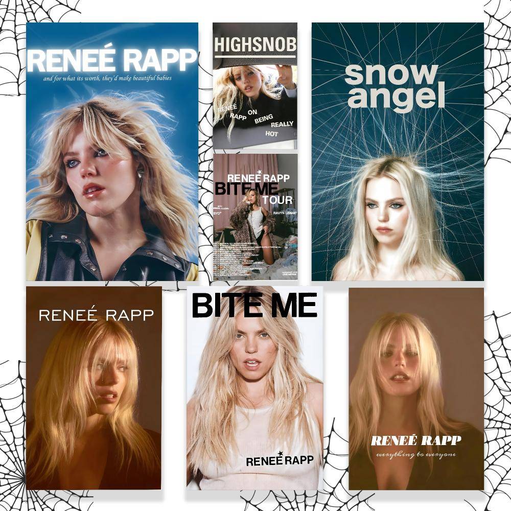 Music R-Renee Rapp Poster Graphic Wall Art Poster HD Waterproof PP Paper Print for Bedroom Living Room Office Decor Gift