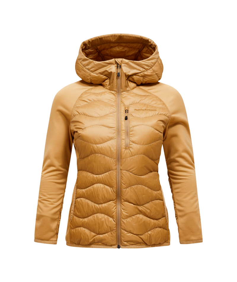 Peak Performance Helium Down Hybrid Hood Jacket W 44/XL SIERRA SAND (44/XL)