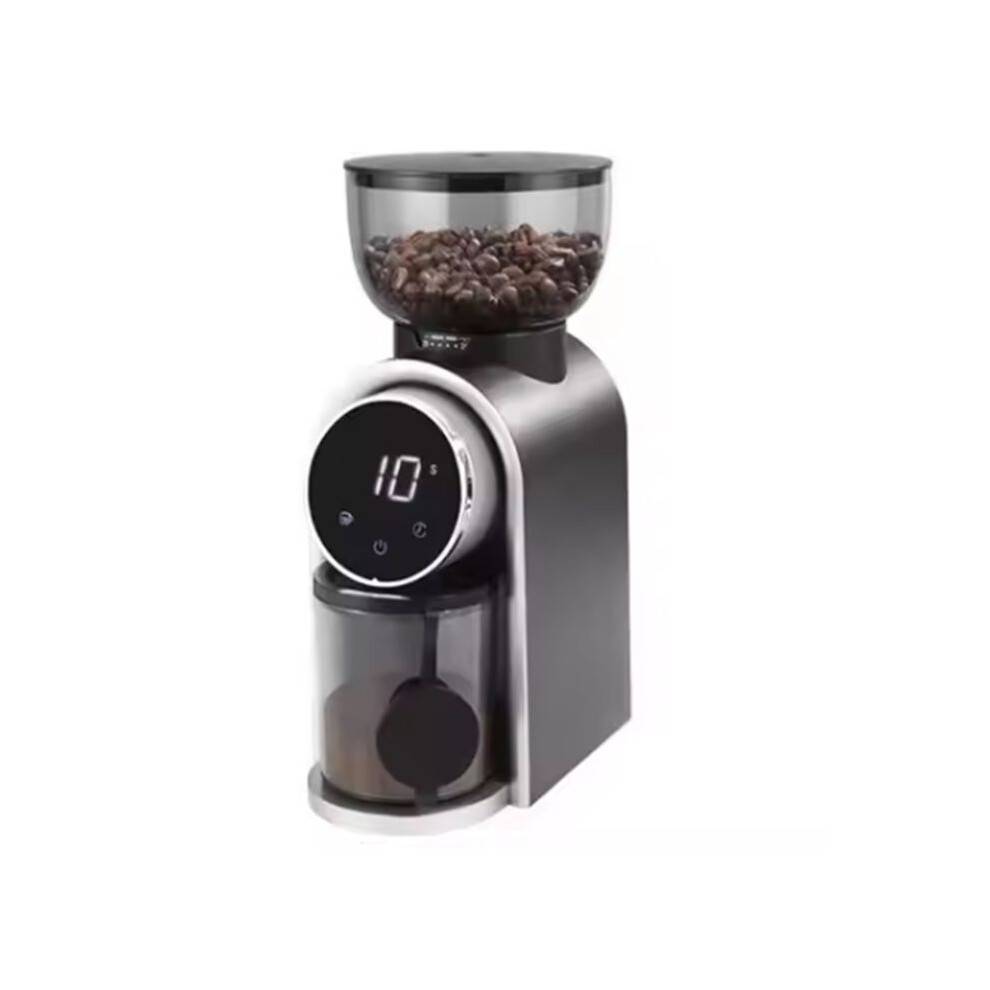 Automatic Electric Coffee Grinder Burr Mill with Visual Bean Storage for Espresso American Coffee UK Plug A