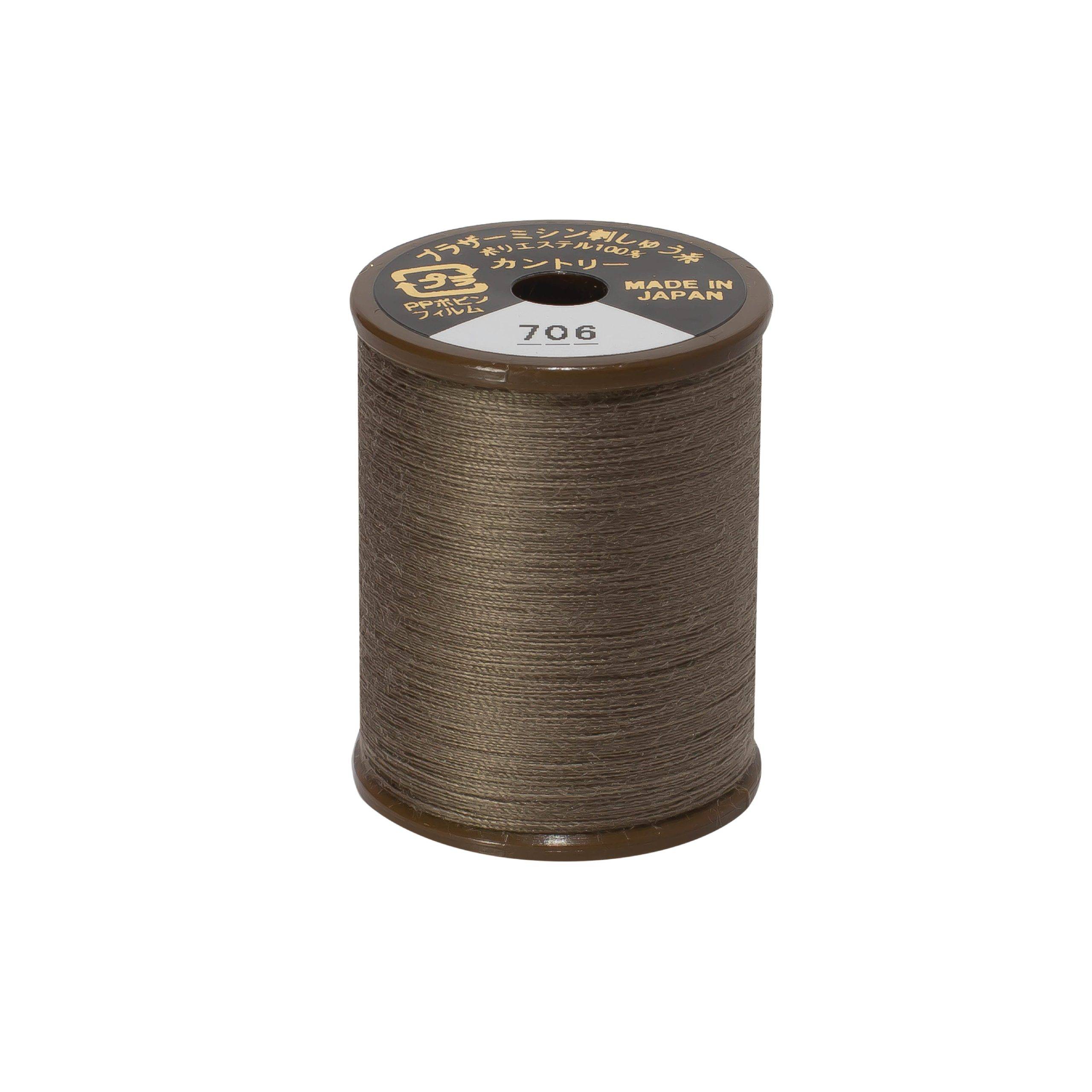 Brother mat-finish broderitråd - 706 Varm grå