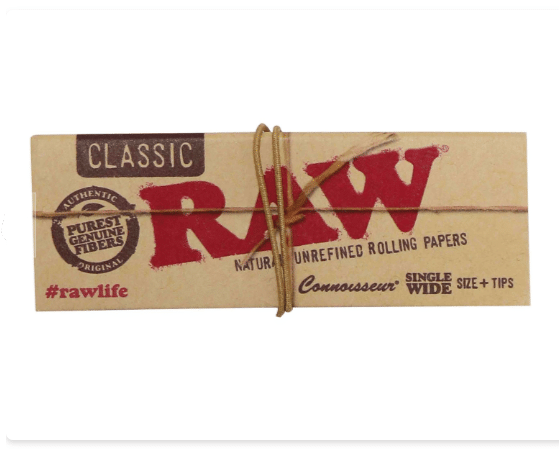 Raw Connoisseur Single Wide Size + Tips