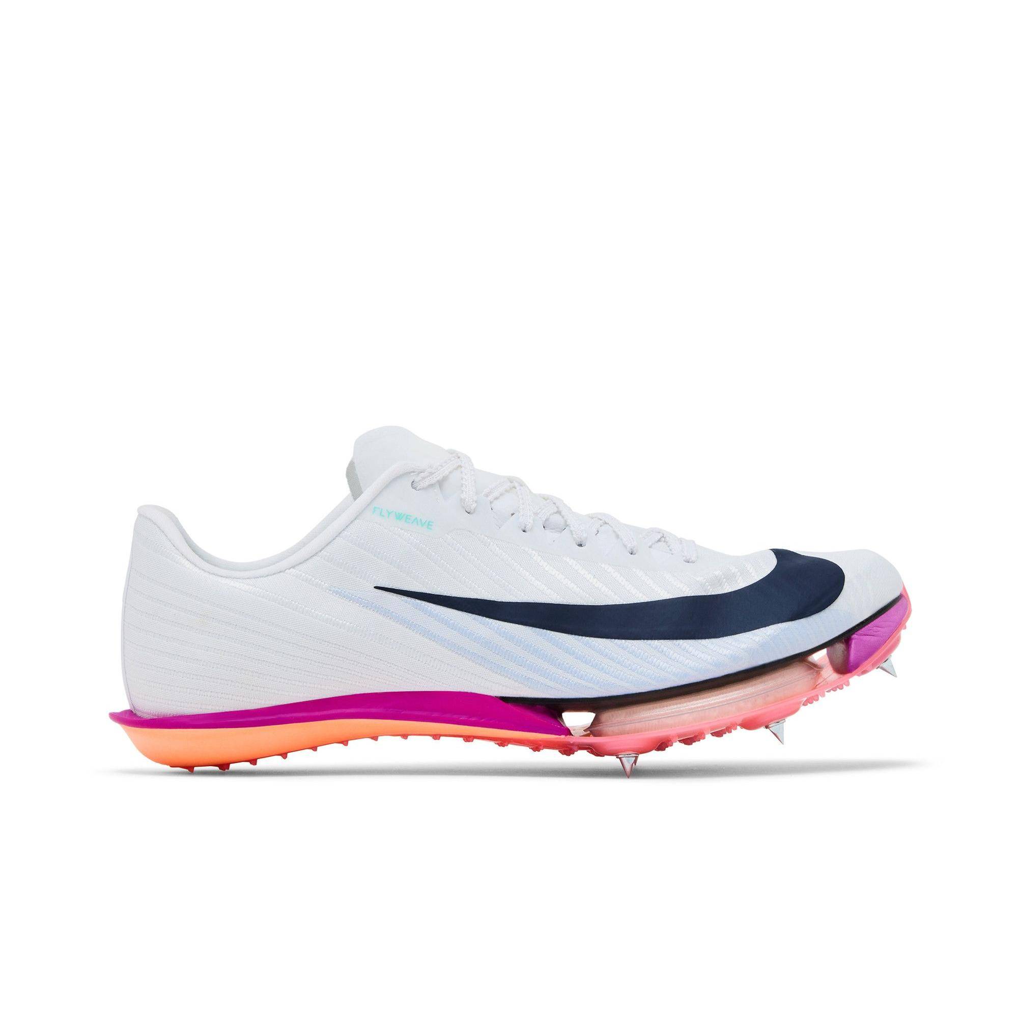 Nike Maxfly 2 'Vit / Ljus Karminröd / Hyper Turkos / Svart' (Unisex) Vita / Klarröda / Hyperturkosa / Svart Löparskor cm white