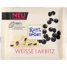 Ritter Sport Vit Choklad Lakrits 100g