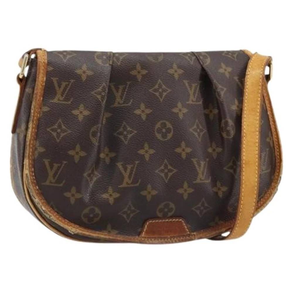 Louis Vuitton Vintage Pre-owned Monogram Canvas Skuldertaske - Vintage - Dame - Brun - ONE SIZE - Uld