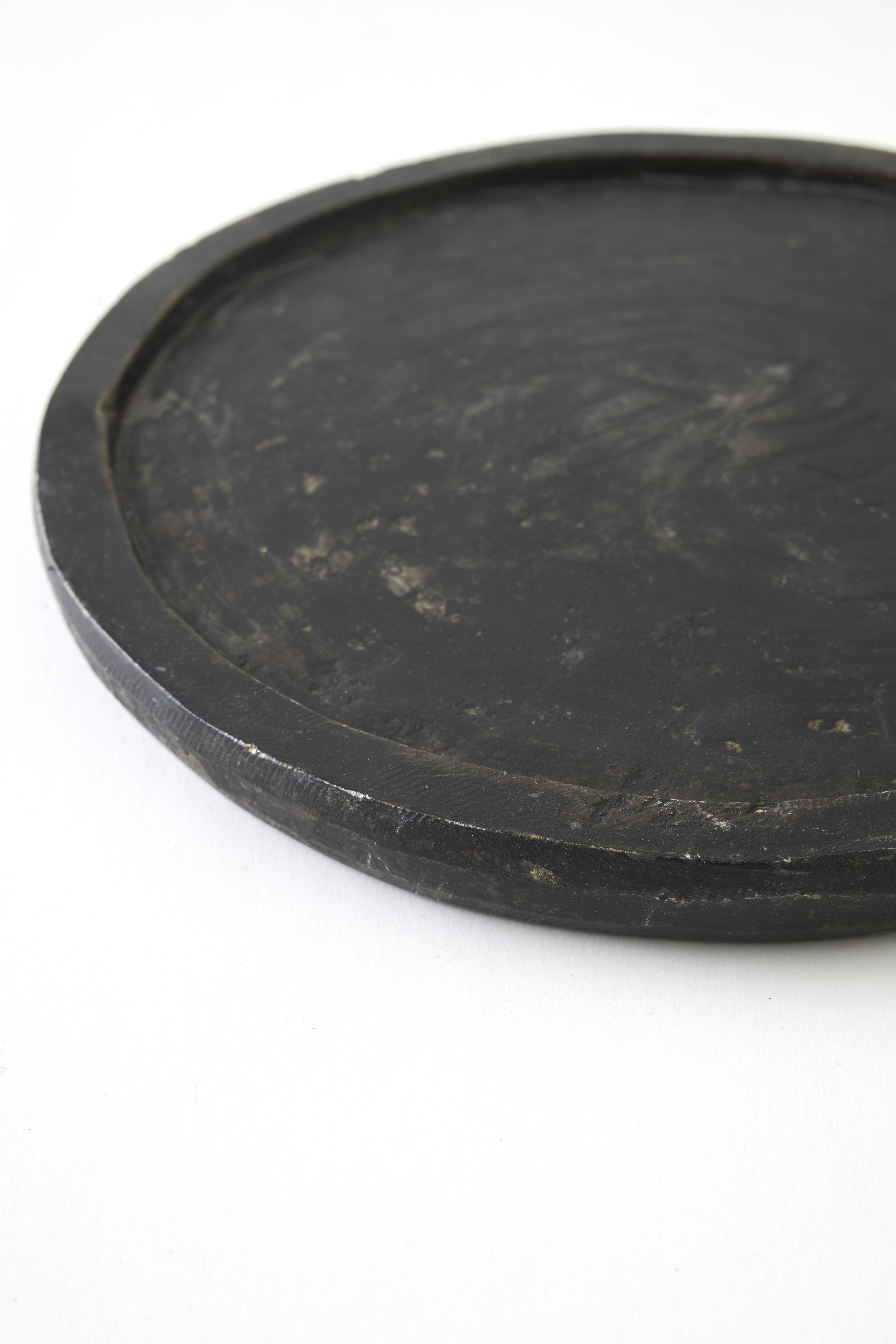 Boel & Jan Stone plate Fat 26x26x2 cm Svart
