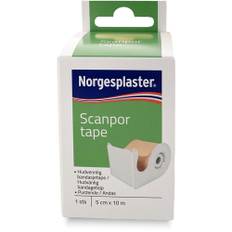 Häfta papper Scanpor - 5cmx10m beige hållare st-p - 3 st