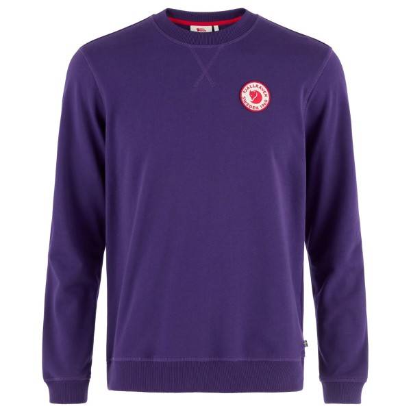 Fjällräven 1960 Logo Badge Sweater Sweatere Herrer størrelse XS farve lilla
