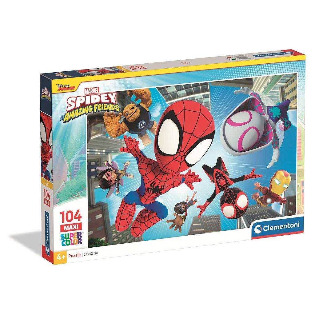 Spindelmannen Spidey 104-bitars maxi pussel Clementoni