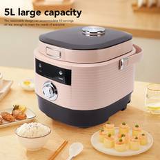 900W Rice Cooker Multifunctional Large Capacity Electric Pressure Cooker Slow Cooker Steamer L