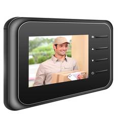R11 Dörrkikare Videodörrklocka med 2,4-tums LCD IR-nattvideokamera Eye Smart Home Visuell Dörrklocka Utomhuskamera