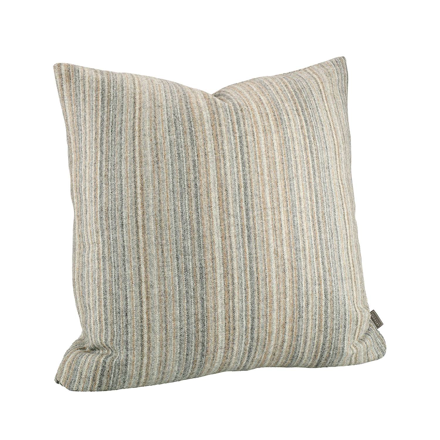 Kuddfodral Duncan stripe grey - Grå