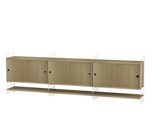 Reol, Living room E fra String Hvid - eg - Jacobsen Plus