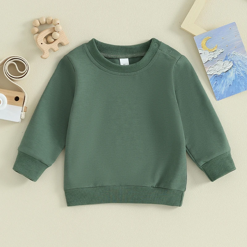 TinyTrend – Cool & bekväm – tröja för pojkar och flickor Grönt / 90 (6–12 månader) | Pedagogiska Träleksaker