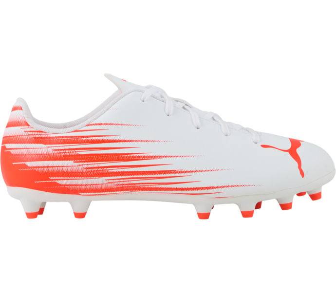 Attacanto II FG/AG JR fotbollsskor, PUMA White-Ultra Red, Dam, 3.5